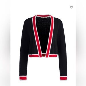 NWT- Alice and Olivia JUANA CROPPED CARDIGAN size XS